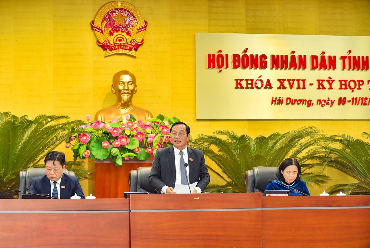 Hai Duong Provincial People's Council questions 5 department directors on many 'hot' issues