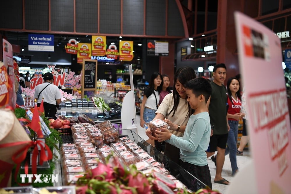 Les consommateurs thaïlandais apprécient beaucoup le litchi vietnamien. (Photo : Huy Tien/VNA)