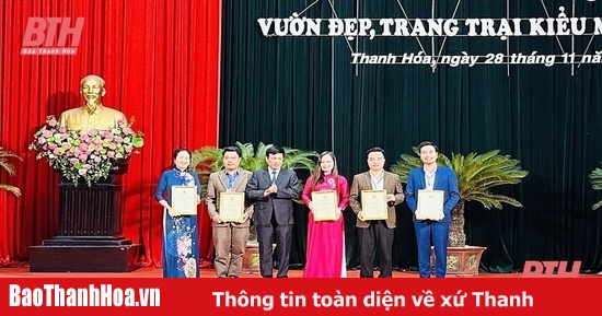 Chung kết cuộc thi “Vườn đẹp, trang trại kiểu mẫu”