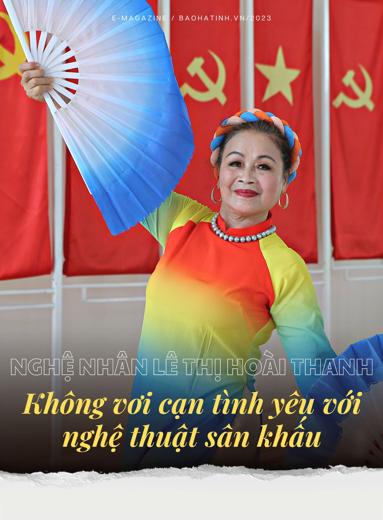 아티스트 Le Thi Hoai Thanh: 공연예술에 대한 끝없는 사랑