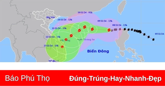 La tempête n°7 est très forte et change constamment de direction.