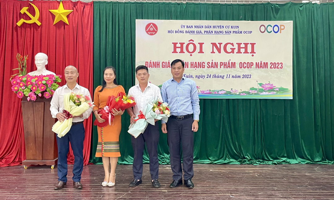 Huyện Cư Kuin có 7 sản phẩm OCOP 3 sao năm 2023