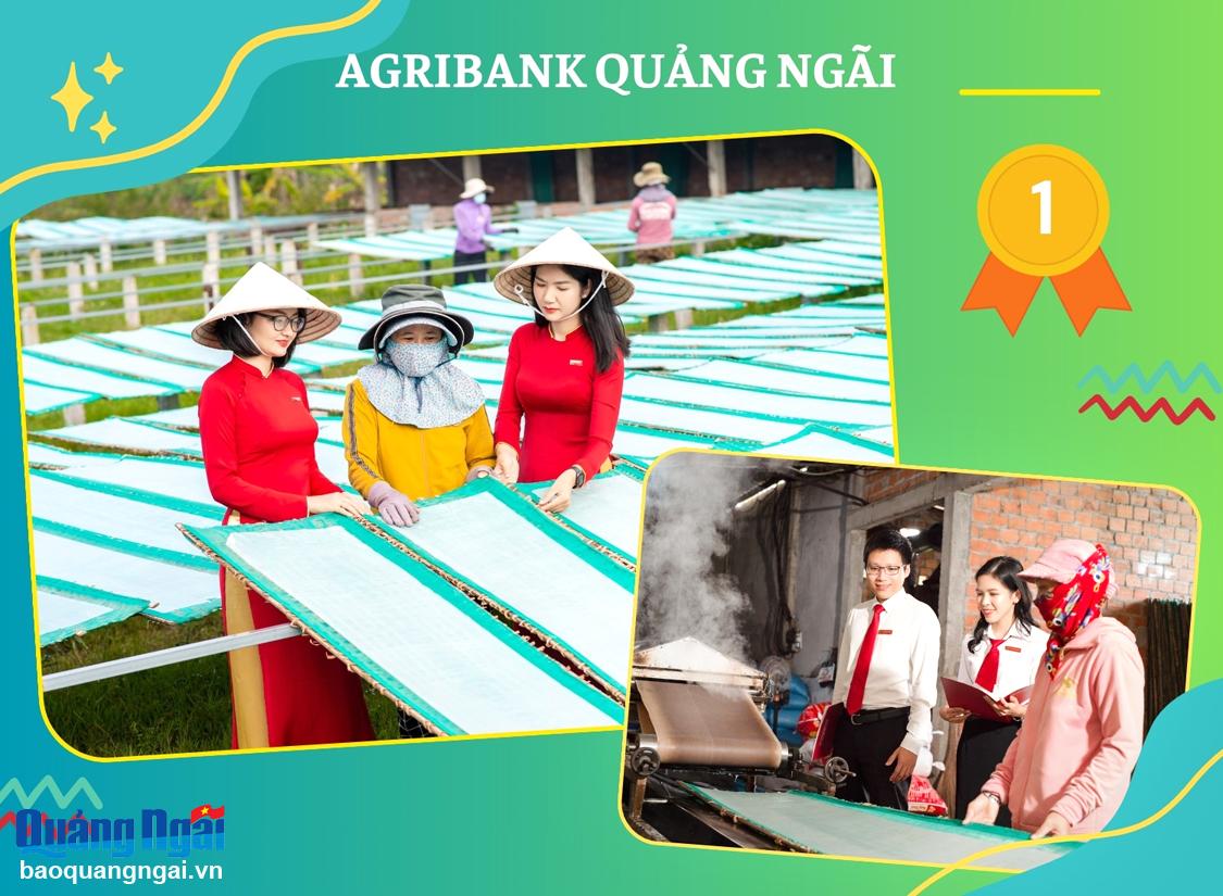 Agribank Quang Ngai 직원들이 자금을 대출하기 전 고객의 생산 모델을 점검하고 있다. 사진: aqn 