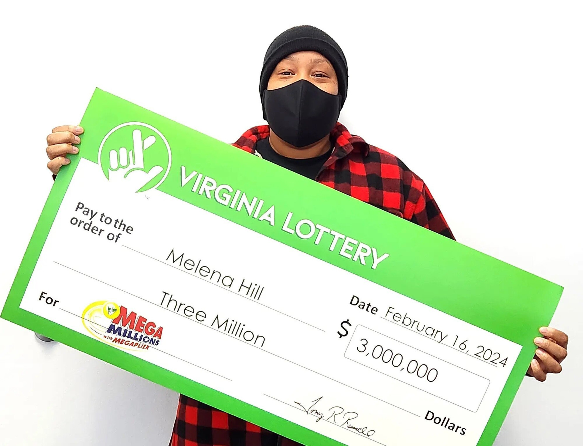 Melena Hill gana el premio gordo con un billete de lotería olvidado. (Foto: NYP)