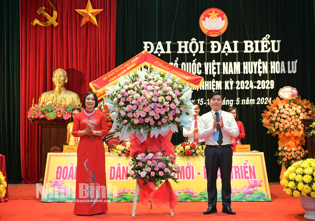 Congress of Delegates of the Vietnam Fatherland Front of Hoa Lu district, term 2024-2029