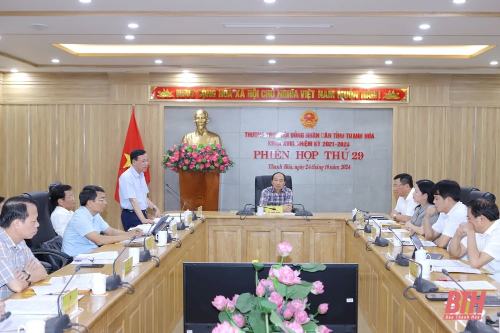 Thống nhất chương trình kỳ họp thứ 23 HĐND tỉnh nhiệm kỳ 2021-2026