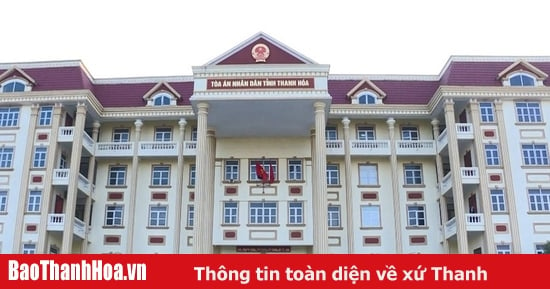 タインホア省の2つの地域では人民裁判所本部の建設に約1,030億ドンが投資された。