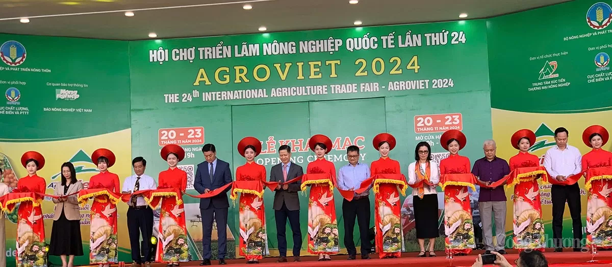 Khai mạc Hội chợ triển lãm Nông nghiệp Quốc tế AgroViet 2024