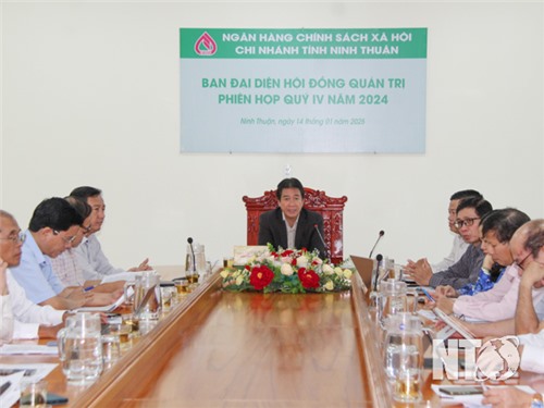 Ban Đại diện-Hội đồng quản trị chi nhánh Ngân hàng Chính sách xã hội tỉnh triển khai nhiệm vụ năm 2025