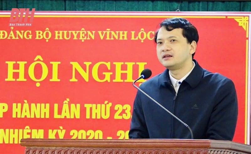 Hội nghị lần thứ 23 Ban Chấp hành Đảng bộ huyện Vĩnh Lộc khóa XXVI