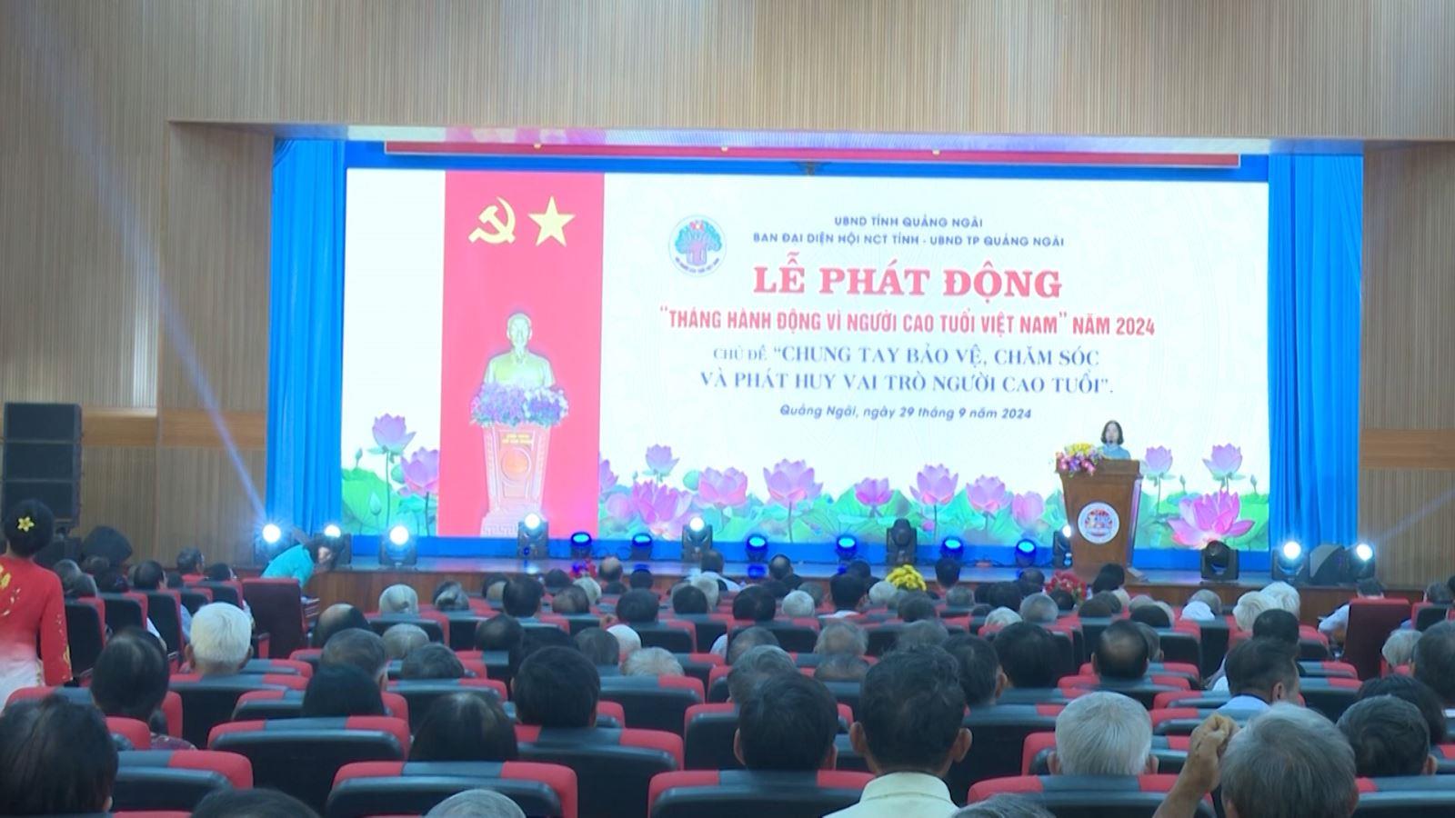 Launching the response to "Action Month for the Vietnamese Elderly" in 2024