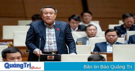 National Assembly Delegate Ha Sy Dong participated in the discussion on the draft Law on Special Consumption Tax (amended)