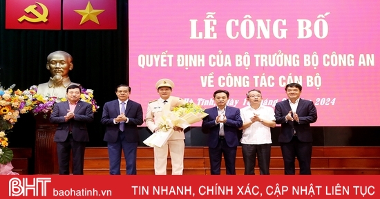 Ha Tinh has a new Deputy Director of Provincial Police