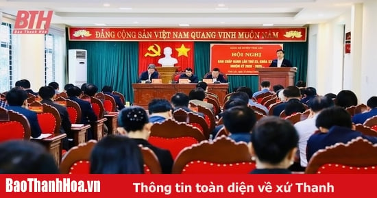 Hội nghị lần thứ 23 Ban Chấp hành Đảng bộ huyện Vĩnh Lộc khóa XXVI