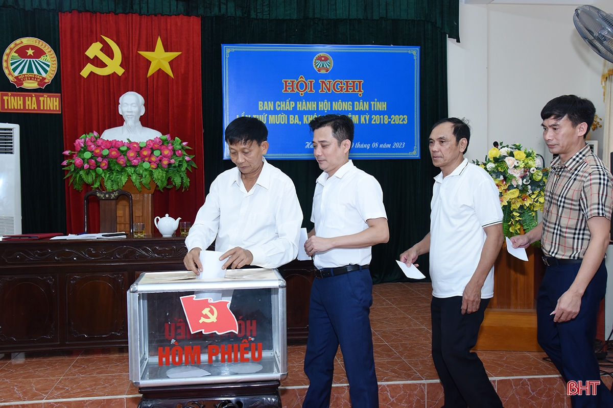 M. Tran Dinh Uoc a été élu vice-président de l'Association des agriculteurs de Ha Tinh.