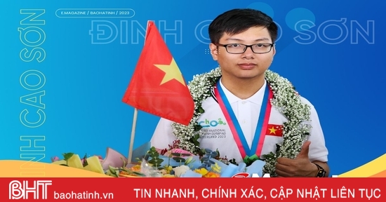 Dinh Cao Son und der Traum, seinen Namen auf der internationalen Goldmedaille eingravieren zu lassen