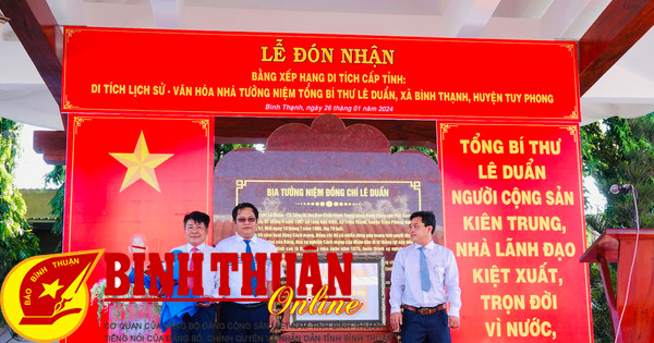 Tuy Phong có thêm một di tích cấp tỉnh