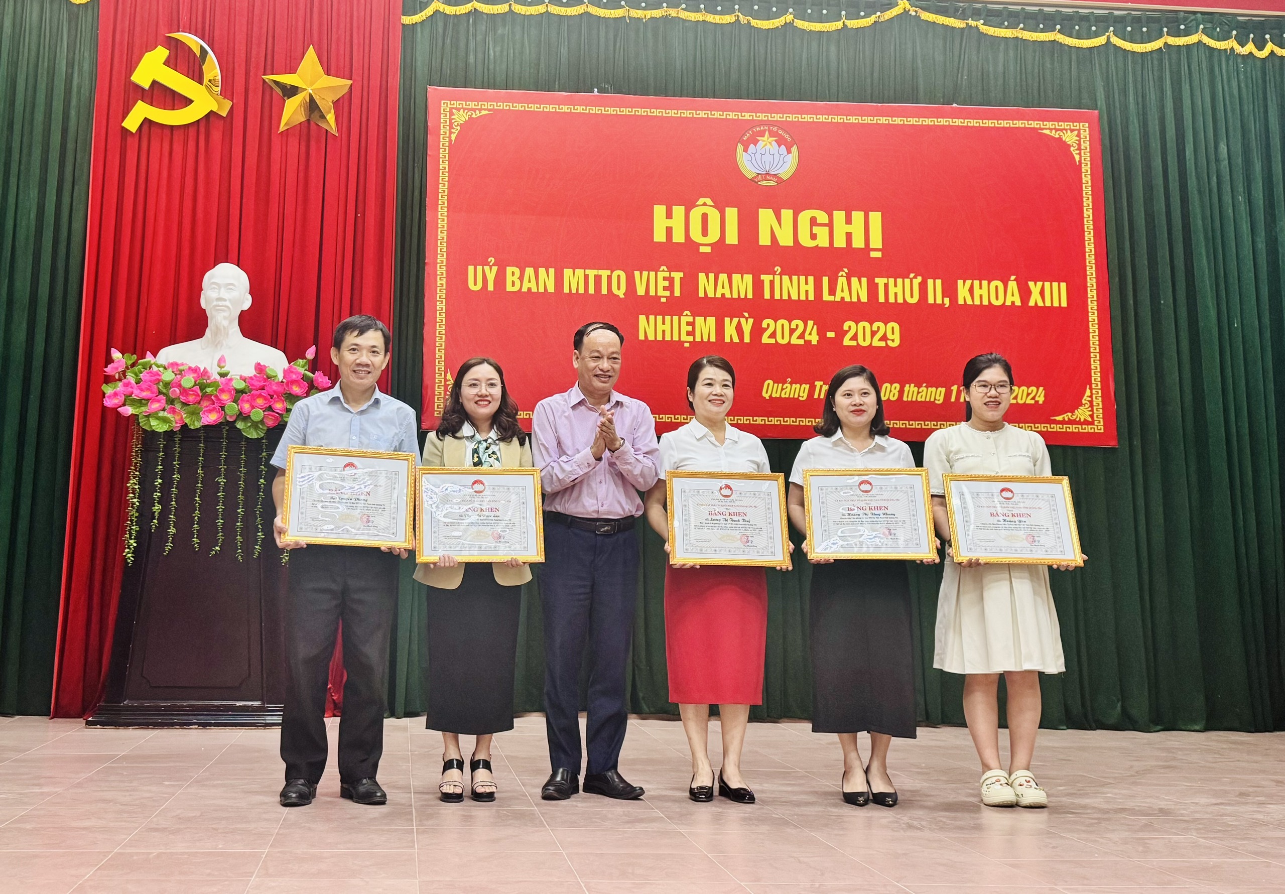 Die 2. Konferenz des Komitees der Vietnamesischen Vaterländischen Front der Provinz Quang Tri, 13. Sitzungsperiode