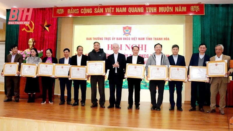 Ủy ban Đoàn kết Công giáo tỉnh Thanh Hóa tổng kết hoạt động năm 2024, triển khai nhiệm vụ năm 2025