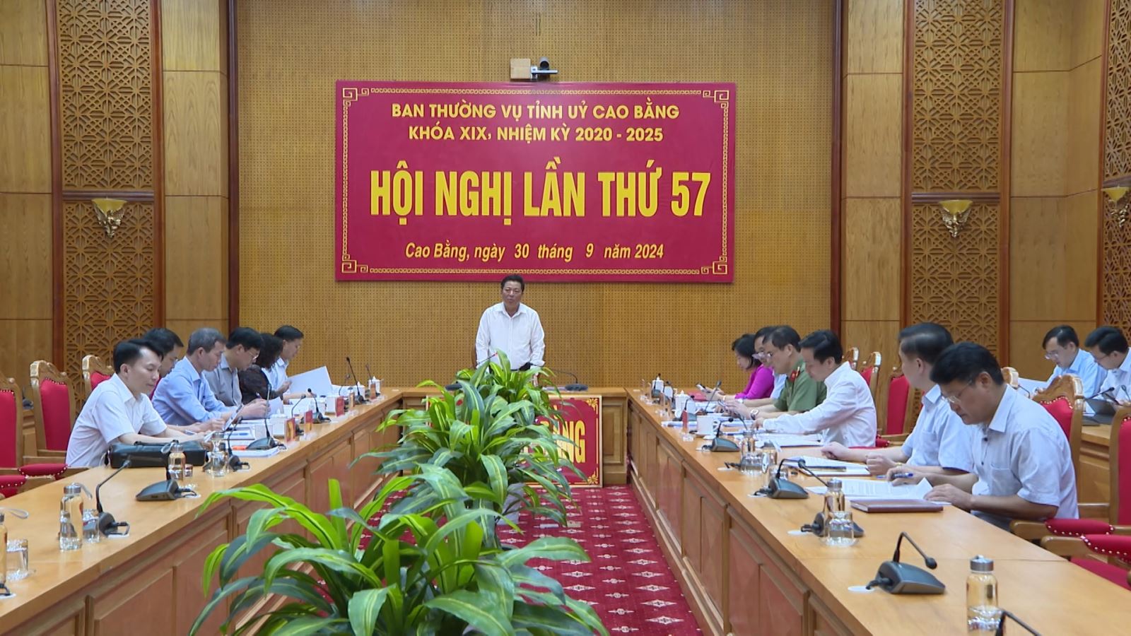 Hội nghị Ban Thường vụ Tỉnh ủy lần thứ 57