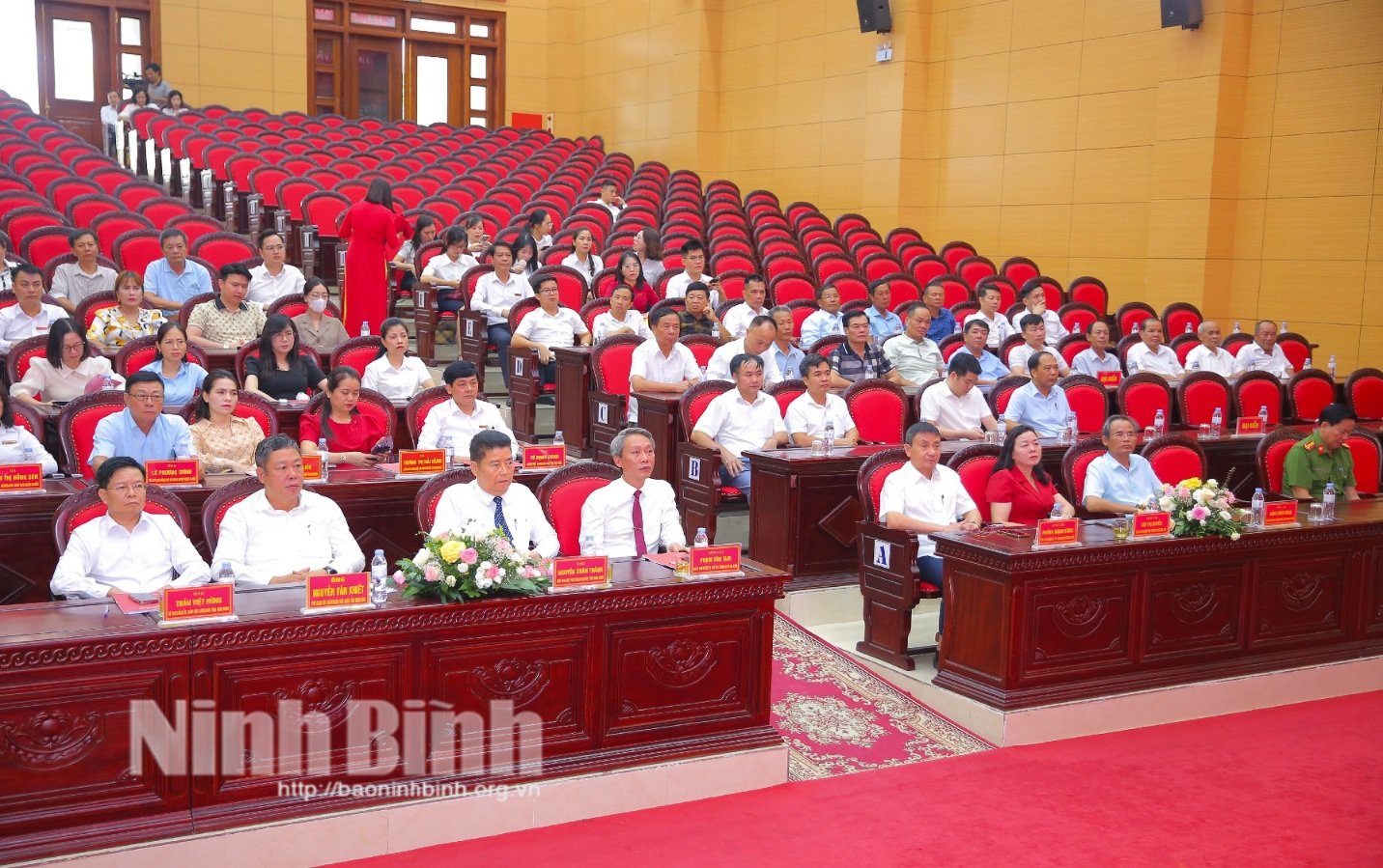 Agribank Ninh Binh organise une conférence reliant les banques et les entreprises du district de Gia Vien