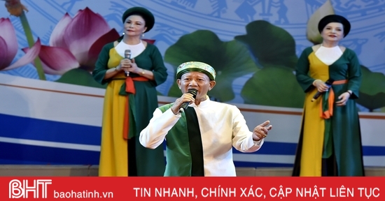 TP Hà Tĩnh giành giải xuất sắc toàn đoàn tại Liên hoan Tiếng hát người cao tuổi toàn tỉnh