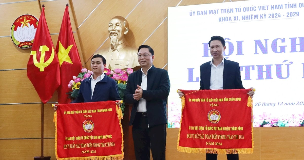 Năm 2024, Mặt trận tỉnh hoàn thành xuất sắc chương trình công tác đề ra