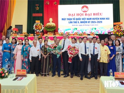 The 10th Congress of the Vietnam Fatherland Front of Ninh Hai district