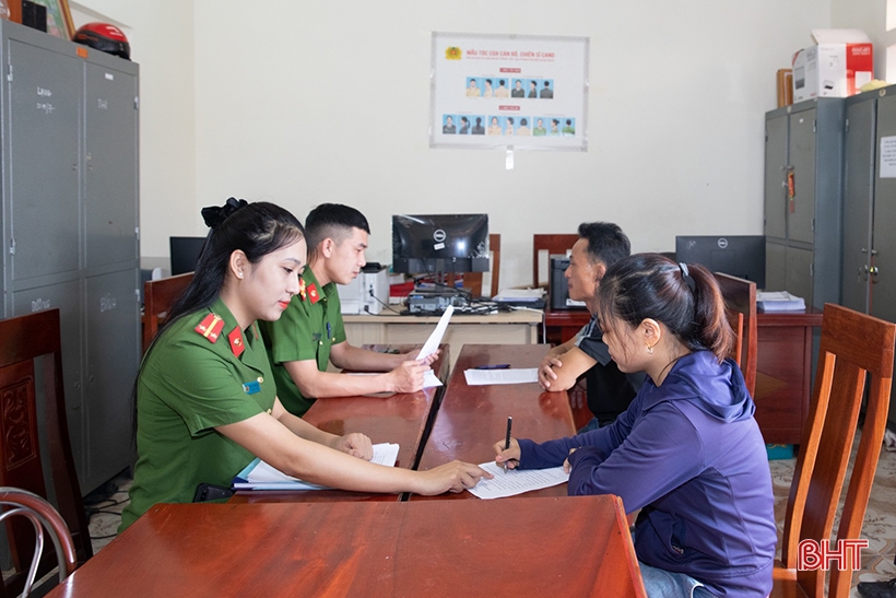 Female police volunteer at the grassroots level is trusted and respected by the people