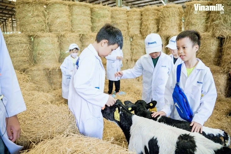 Vinamilk spreads environmental protection awareness to students through the super milk factory and Green Farm photo 1