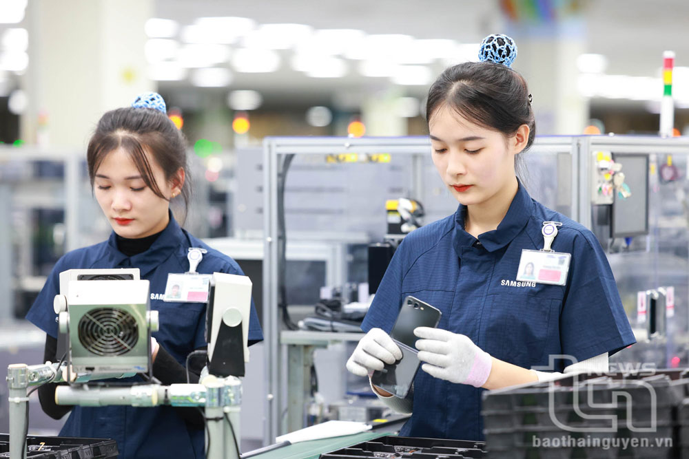 Samsung Vietnam Thai Nguyen Company Limited leistet einen großen Beitrag zur sozioökonomischen Entwicklung der Provinz Thai Nguyen.