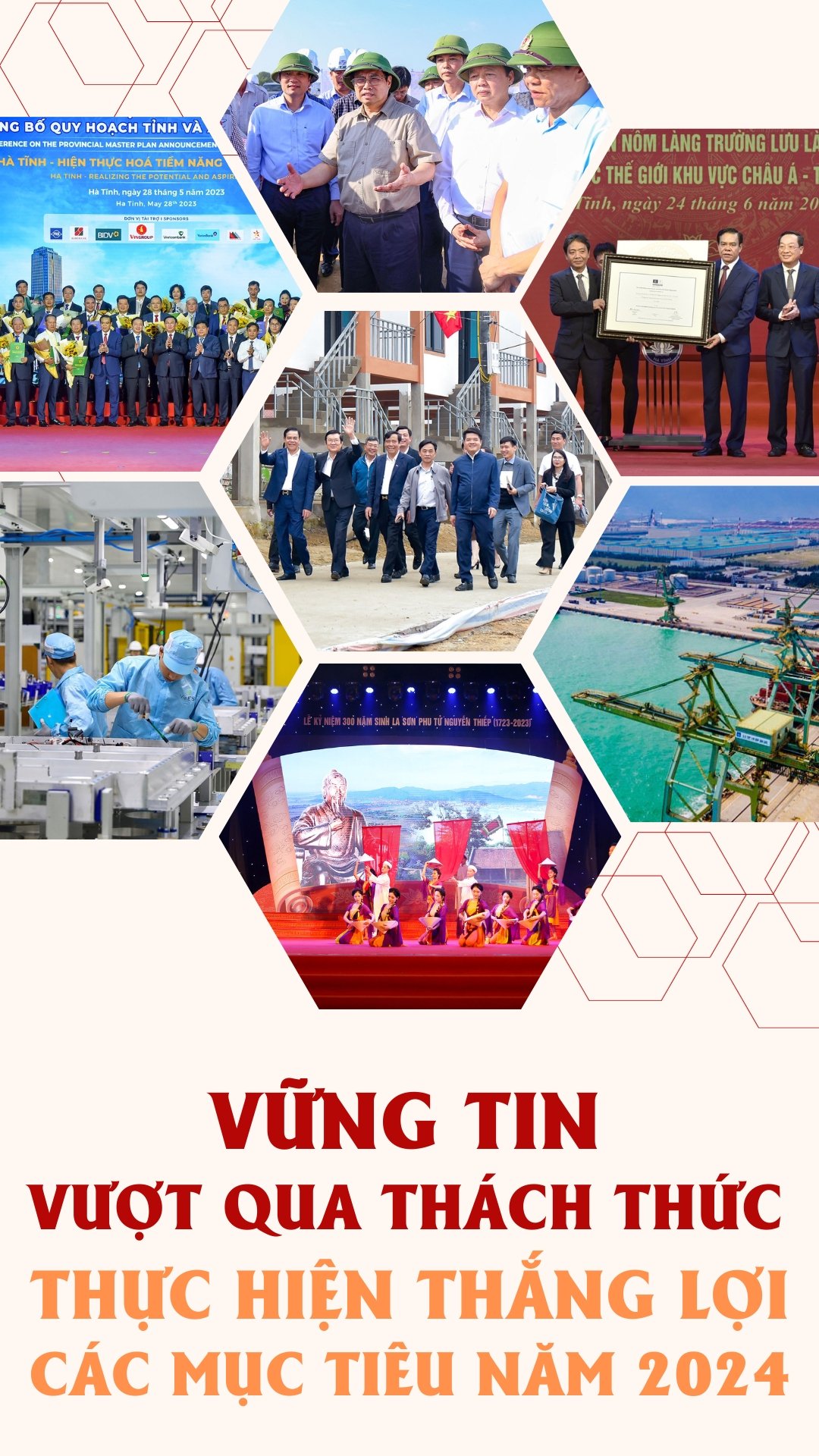 Vững tin vượt qua thách thức, thực hiện thắng lợi các mục tiêu năm 2024