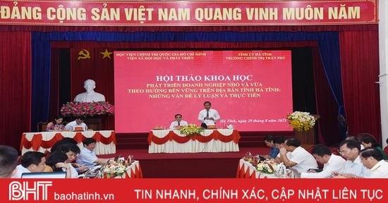 Giải pháp nào để Hà Tĩnh phát triển doanh nghiệp nhỏ và vừa theo hướng bền vững?