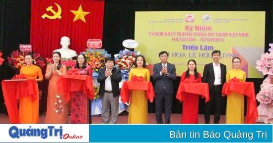 Kỷ niệm 73 năm Ngày truyền thống Mỹ thuật Việt Nam và khai mạc Triển lãm hội họa Lê Hữu Quỳnh