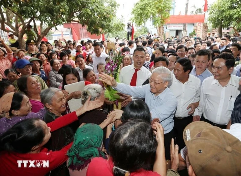 [Ảnh] Một số hình ảnh các hoạt động tiêu biểu của Tổng Bí thư Nguyễn Phú Trọng ảnh 6