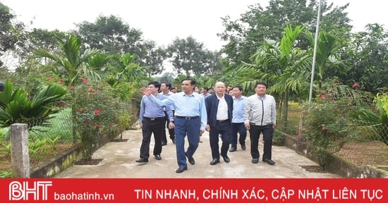 Tập trung đưa Hương Khê đạt chuẩn nông thôn mới trước tháng 10/2024