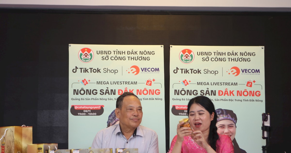 Les produits de Dak Nong rattrapent le commerce électronique