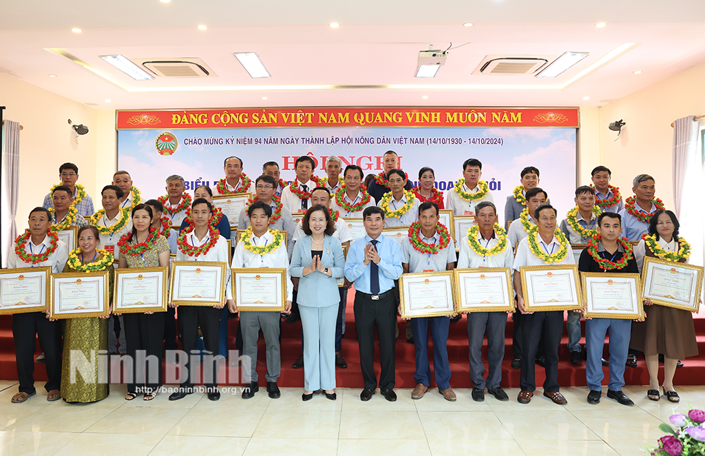 Sexto premio para agricultores y empresarios destacados de la provincia de Ninh Binh