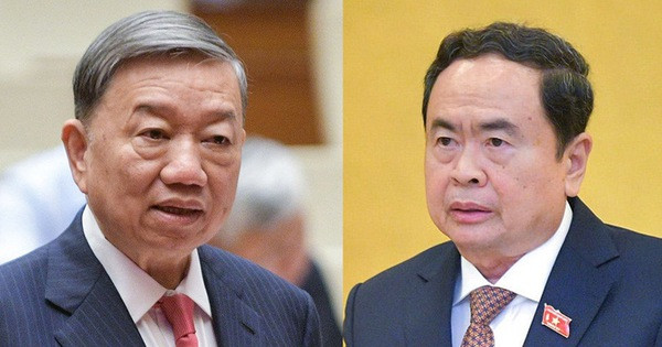 El General To Lam y el Sr. Tran Thanh Man fueron nominados por unanimidad por el Comité Central para ser Presidente y Presidente de la Asamblea Nacional.