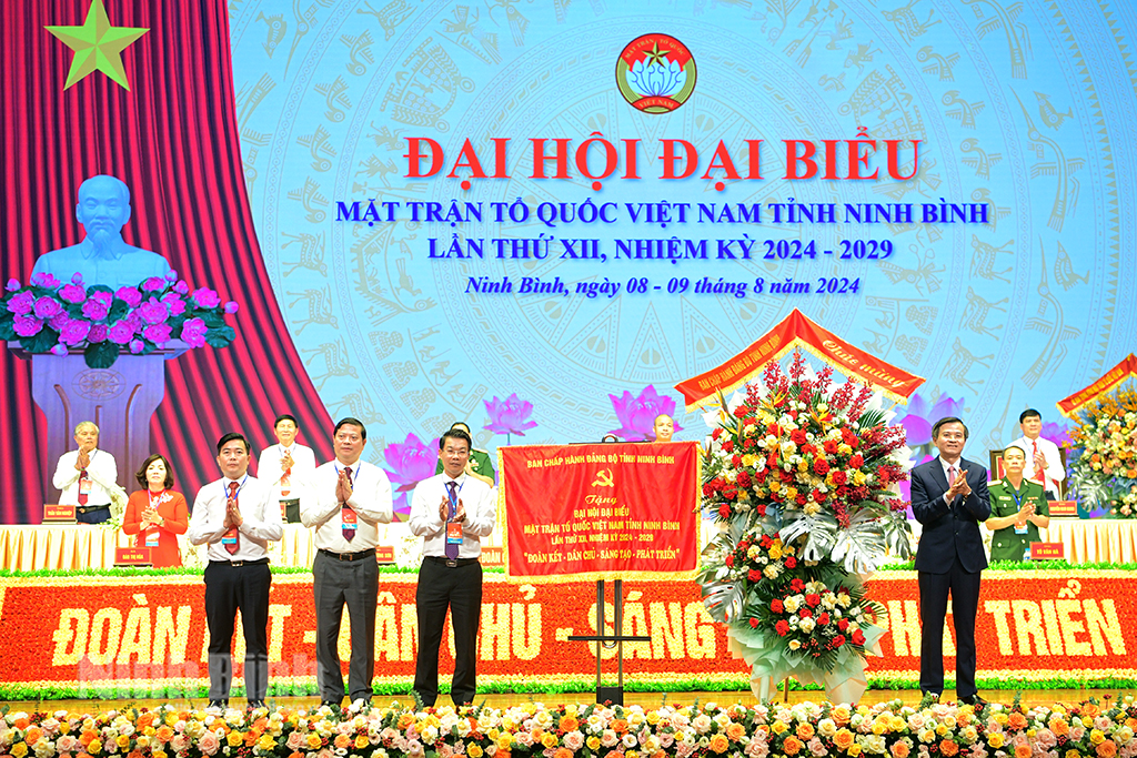 Khai mạc trọng thể Đại hội đại biểu MTTQ Việt Nam tỉnh Ninh Bình lần thứ XII nhiệm kỳ 20242029