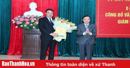 Thanh Hóa bổ nhiệm Giám đốc Sở Công Thương