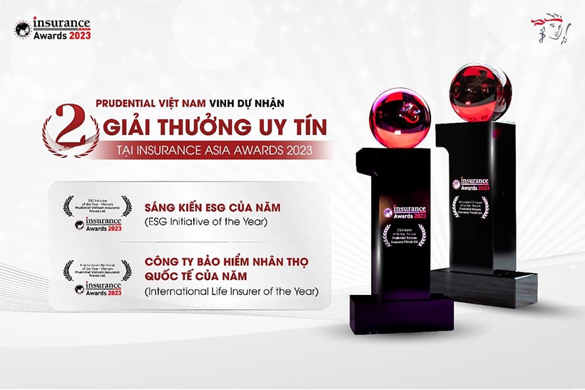 Prudential Việt Nam chinh phục giải thưởng kép tại Insurance Asia awards