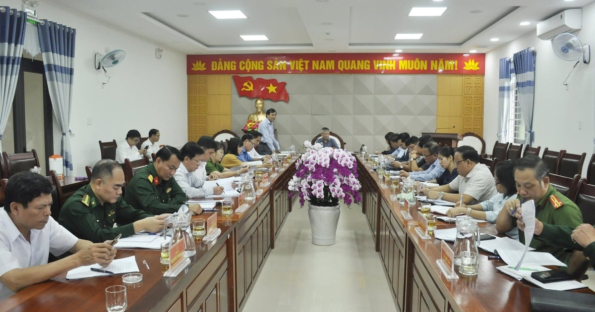 The survey delegation of the 23rd Provincial Party Congress Document Subcommittee worked in Bac Tra My