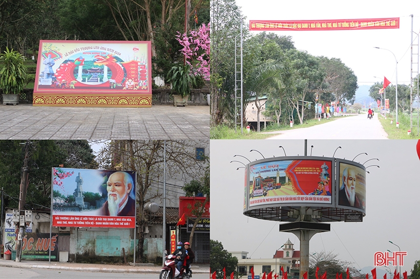 Listo para esperar el día de apertura del festival Hai Thuong Lan Ong