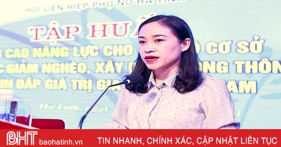 Nâng cao năng lực công tác cho cán bộ hội phụ nữ cơ sở