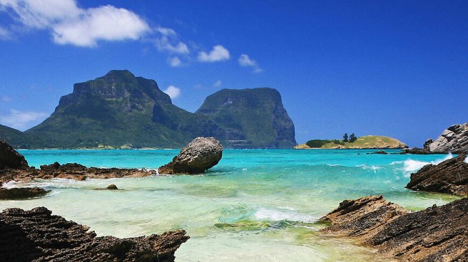 Die unberührte Küste der Insel. Foto: Lord Howe Island