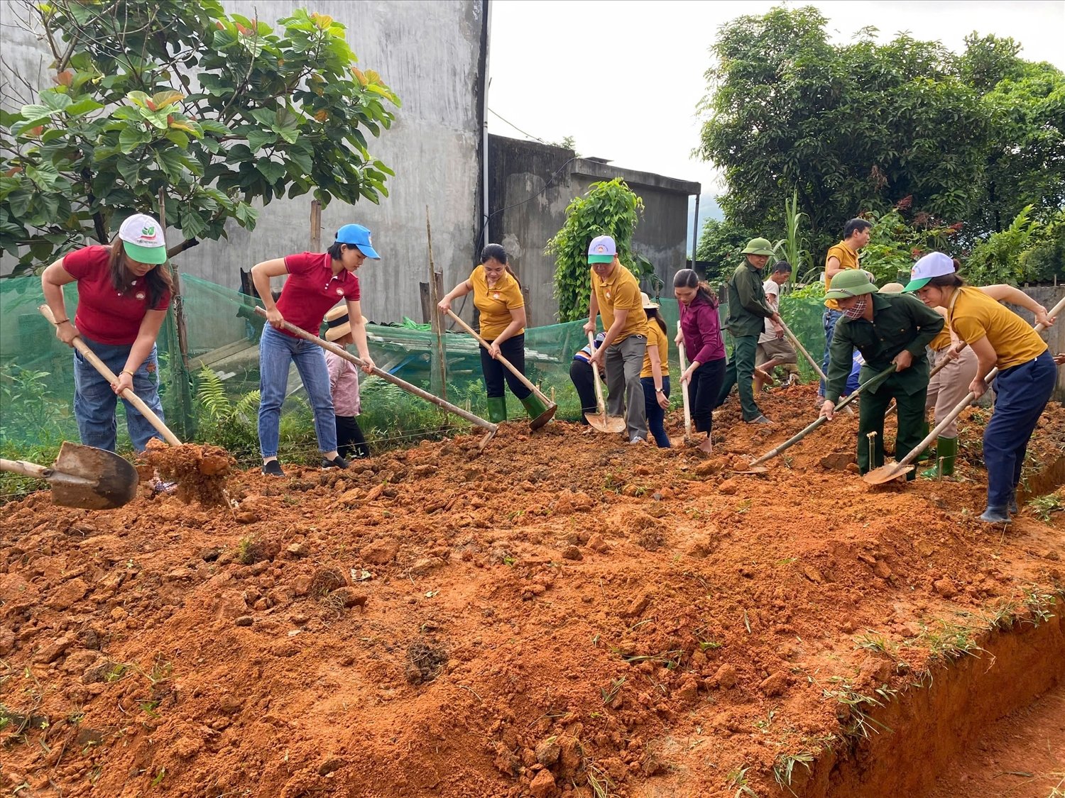 Cán bộ, công chức, viên chức huyện Yên Sơn tham giao lao động 