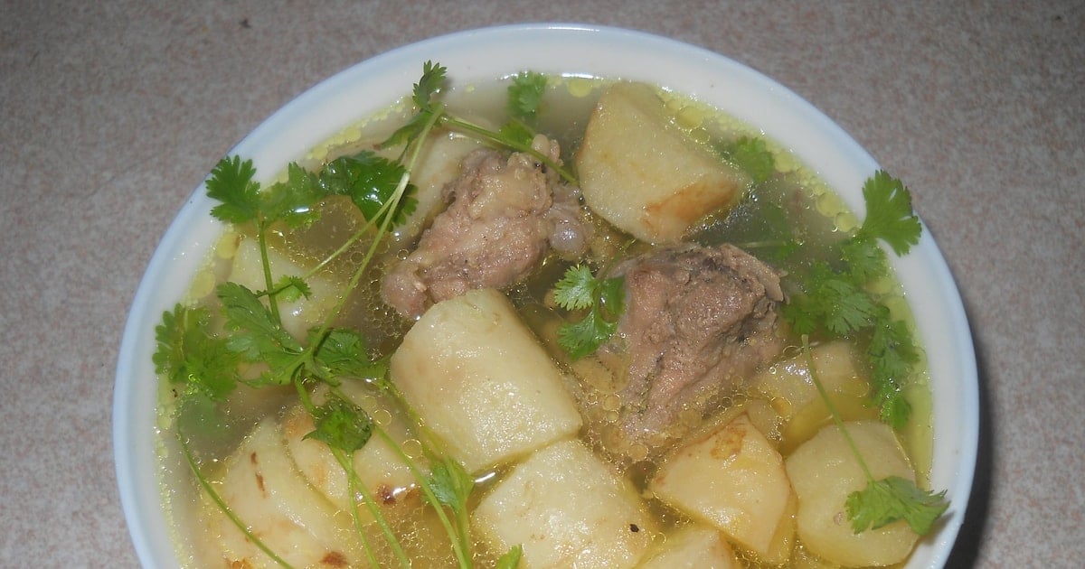 Về ăn bát canh củ từ