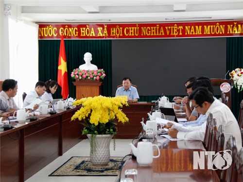 UBND tỉnh họp nghe báo cáo kết quả thực hiện các nội dung liên quan đến lĩnh vực đất đai