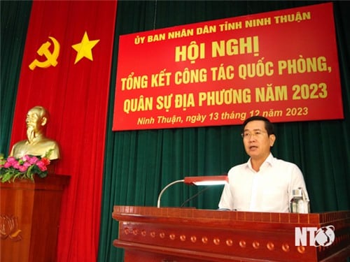 UBND tỉnh: Tổng kết công tác quốc phòng, quân sự địa phương năm 2023